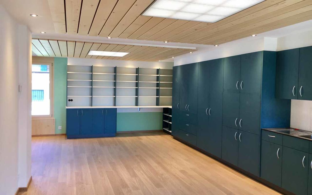 Umbau Unterrichtsraum, Zweisimmen